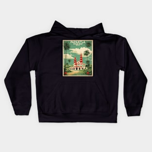 Papantla Veracruz Mexico Vintage Tourism Travel Kids Hoodie